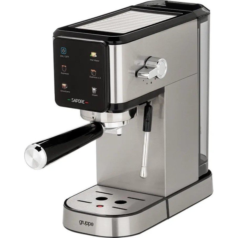 Gruppe Αυτόματη Μηχανή Espresso 1350W Πίεσης 20bar Inox CM5106