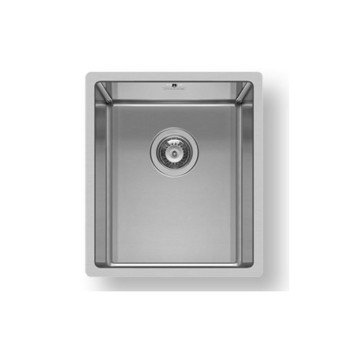 Pyramis 101028201 Ισόπεδος Νεροχύτης Inox Brushed Μ34xΠ40cm Ασημί