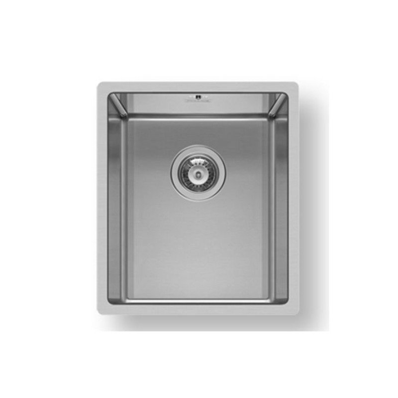 Pyramis 101028201 Ισόπεδος Νεροχύτης Inox Brushed Μ34xΠ40cm Ασημί
