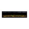 Hitense Επιτοίχιο Ηλεκτρικό Τζάκι 1600W 182.8x12.7cm Γκρι SUPERIOR-72
