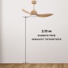 Telemax 46-YJ356 Ανεμιστήρας Οροφής 117cm με Φως και Τηλεχειριστήριο Δρυς Telemax 46-YJ356 Ανεμιστήρας Οροφής 117cm με Φως και Τηλεχειριστήριο Δρυς