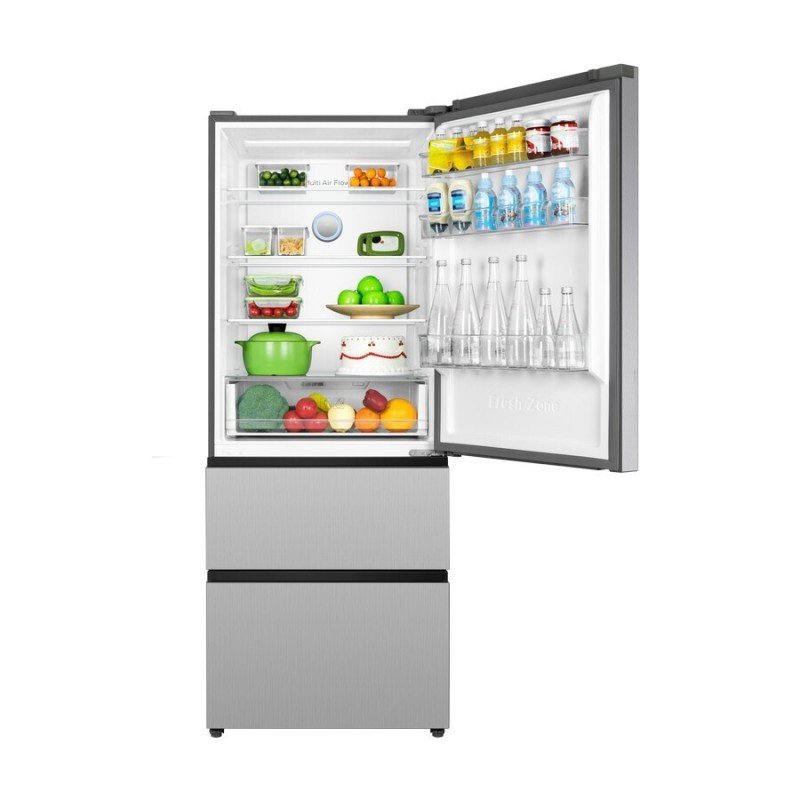 Philco Ψυγειοκαταψύκτης 420lt Total NoFrost Υ185xΠ70.3xΒ67.5εκ. Inox PRFD 490XE