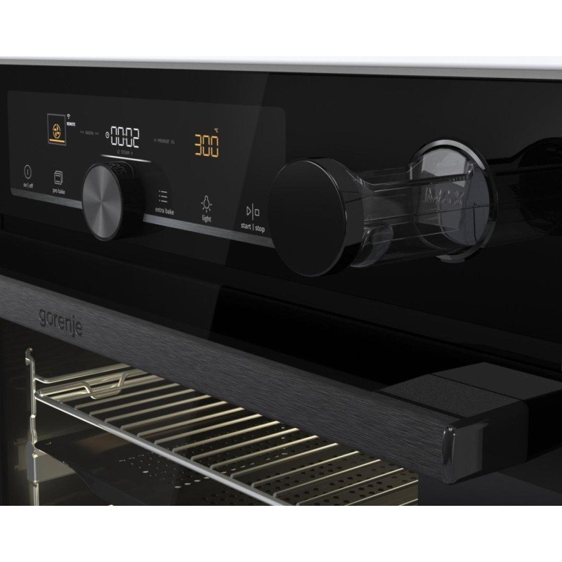 Gorenje BSA6747A04BGWI Φούρνος άνω Πάγκου 77lt Π59.5εκ. Μαύρος