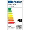 Powertech Κρεμαστό Φωτιστικό Μαύρο LED με Φυσικό Λευκό Φως 60x60x120εκ. HLL-0180