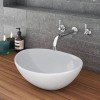 Gloria Bel Lara 17-4874 Επικαθήμενος Νιπτήρας Πορσελάνης 41x33.5x15cm Λευκός