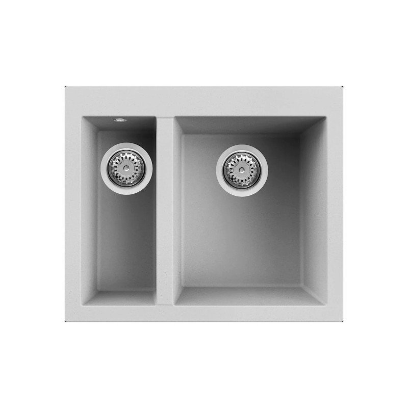 Elleci Quadra 150 Metaltek Ένθετος Νεροχύτης Δεξιός από Συνθετικό Γρανίτη Μ59xΠ50cm Aluminium M79