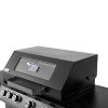 Thermogatz GS Grill Abyss View Ψησταριά Υγραερίου Μαντεμένιας Σχάρας 70.5x42εκ. με 4 Εστίες 19kW και Πλαϊνό Μάτι Υπερύθρων 4kW