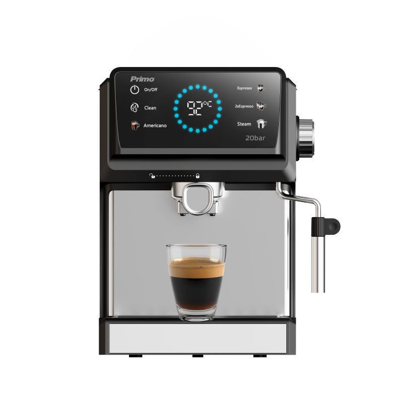 Primo PREM-40542 Μηχανή Espresso 850W Πίεσης 20bar Μαύρη