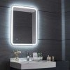 Gloria Rolan 77-0131 Ορθογώνιος Καθρέπτης Μπάνιου Led Αφής 60x80cm