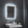 Gloria Grilia 77-0113 Ορθογώνιος Καθρέπτης Μπάνιου Led Αφής 60x80cm