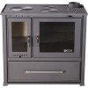 Syrios Manari KS-2000 Μαντεμένια Ξυλόσομπα με Φούρνο 11.5kW Γκρι