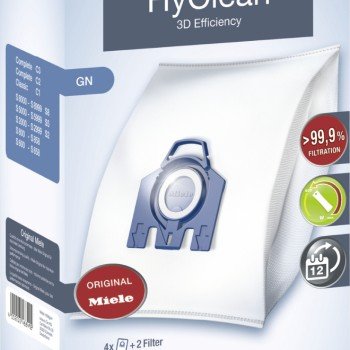 Miele GN HyClean 3D Σακούλες Σκούπας 4τμχ Συμβατή με Σκούπα Miele