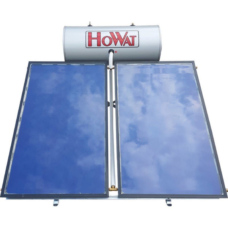 Howat Max Ηλιακός Θερμοσίφωνας 200 λίτρων Glass Τριπλής Ενέργειας με 4τ.μ. Συλλέκτη