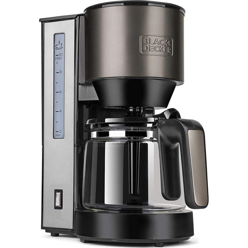 Black & Decker BXCO870E Καφετιέρα Φίλτρου 870W Grey