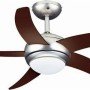 Primo PRCF-80424 Ανεμιστήρας Οροφής 110cm με Φως και Τηλεχειριστήριο Καφέ