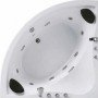 Karag Concordia K-1080 Γωνιακή Μπανιέρα Ακρυλική με Υδρομασάζ 140x140cm