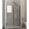 Karag New Flora 500 NFL500120 Διαχωριστικό Ντουζιέρας με Συρόμενη Πόρτα 120x180cm Clear Glass