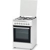 MultiHome 60SGF-31F Κουζίνα 57lt με Εστίες Υγραερίου & Ρεύματος Π60εκ. Λευκή