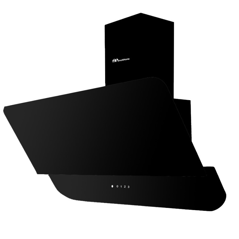 MultiHome MH-6601 Απορροφητήρας Καμινάδα 90cm Μαύρος