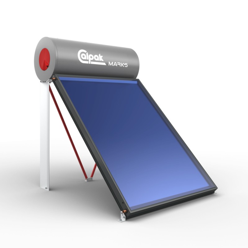Calpak Mark 5 Ηλιακός Θερμοσίφωνας 160 λίτρων Glass Διπλής Ενέργειας με 2.1τ.μ. Συλλέκτη