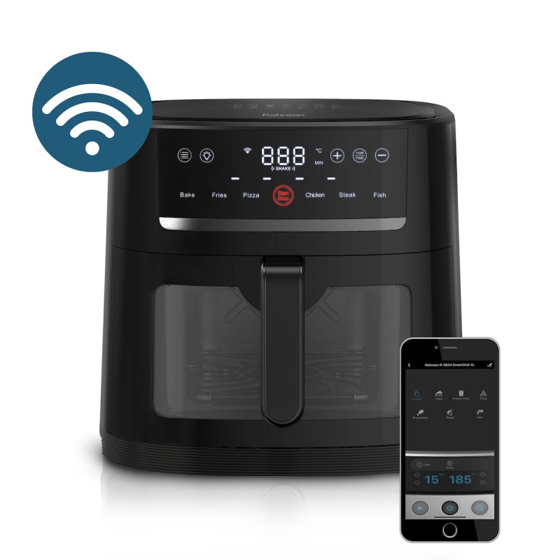 Rohnson Air Fryer με Wi-Fi 8lt Μαύρο R-2834