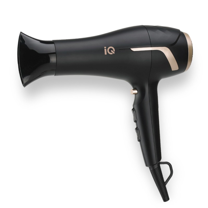 IQ HD-1215 Επαγγελματικό Πιστολάκι Μαλλιών με Φυσούνα 2000W Black 