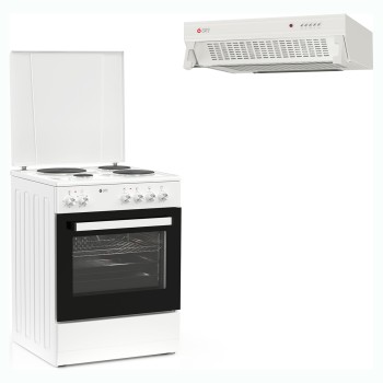 Thermogatz TGS E120 WH TURBO + TGC 160 WH 04.402.051 + 04.400.069 Εντοιχιζόμενο Σετ Οικιακών Συσκευών