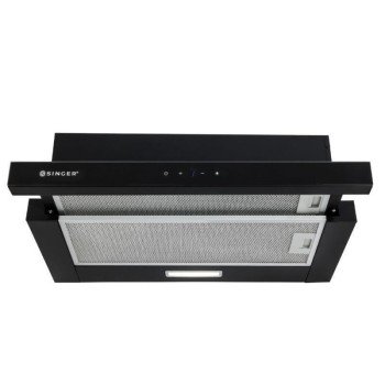 Singer TELESCOPIC 601A Συρόμενος Απορροφητήρας 60cm Μαύρος