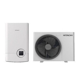 Hitachi Yutaki-S HZKF08KIE-Q/HZKF08KSE-Q Αντλία Θερμότητας 8kW Μονοφασική 60°C Split