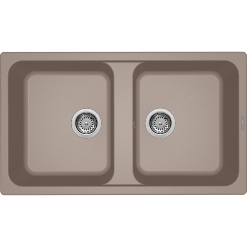 Elleci Life 450 Ένθετος Νεροχύτης από Συνθετικό Γρανίτη Μ86xΠ50cm Tortora G43 Elleci Life 450 Ένθετος Νεροχύτης από Συνθετικό Γρανίτη Μ86xΠ50cm Tortora G43