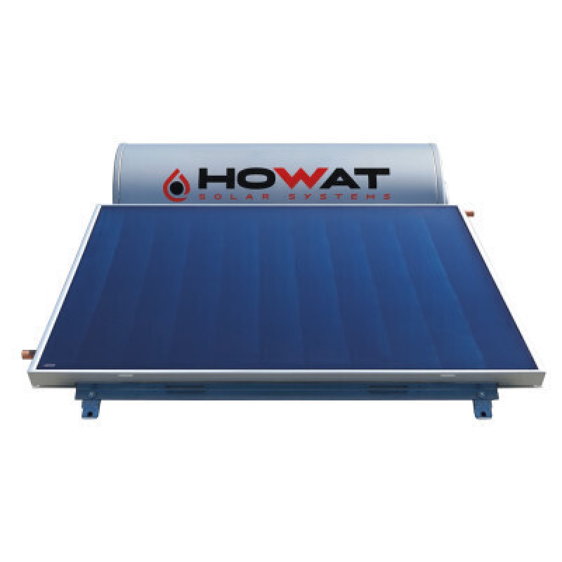 Howat 200.HT.40 Ηλιακός Θερμοσίφωνας 160lt Glass Τριπλής Ενέργειας 3τ.μ. Επιλεκτικός
