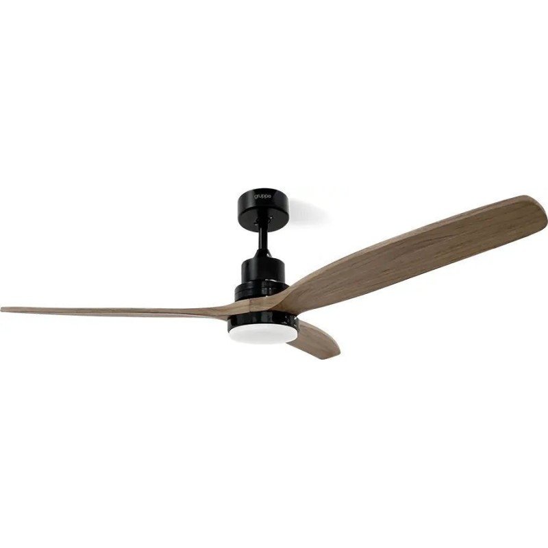 Gruppe 52-11093DC Ανεμιστήρας Οροφής 132cm με Φως και Τηλεχειριστήριο Μαύρος