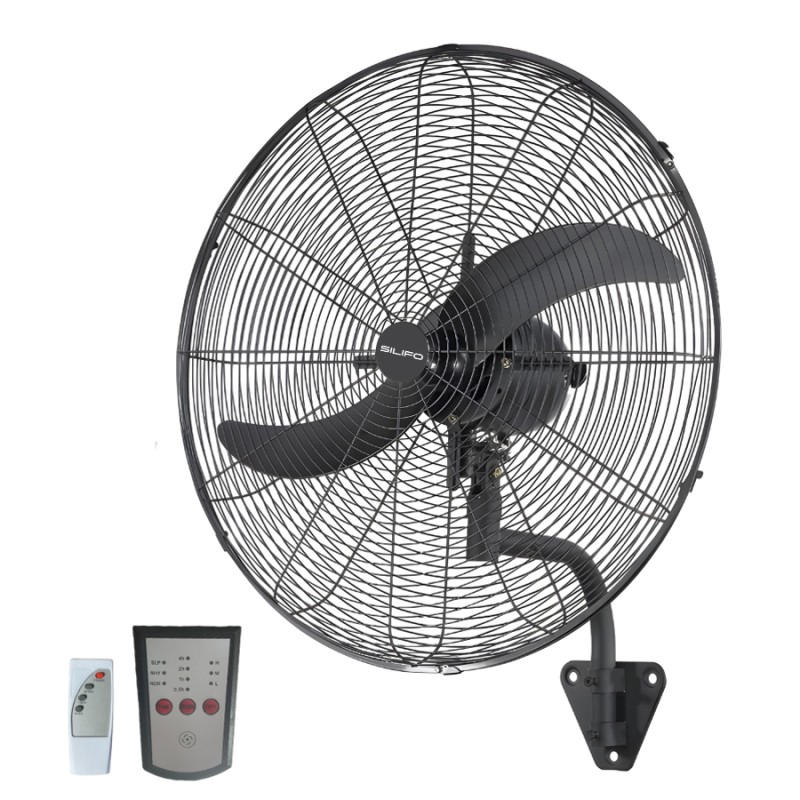 Silifo SF3050 Επαγγελματικός Ανεμιστήρας Επιτοίχιος 140W Διαμέτρου 50cm με Τηλεχειριστήριο