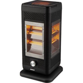 Primo PRQH-81118 Θερμάστρα Χαλαζία 2000W Μαύρη (810118)