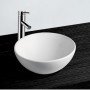 Gloria Rolin 27-1801 Επικαθήμενος Νιπτήρας Πορσελάνης 32.5x32.5x13cm Λευκός