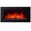 Hitense Επιτοίχιο Ηλεκτρικό Τζάκι 2000W 91x11.5cm Κόκκινο HWF-7K200F Με 7 Επιλογές Χρωμάτων 