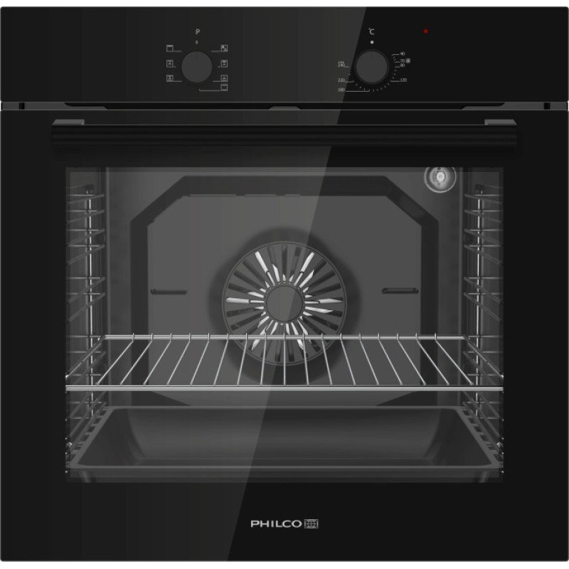 Philco PBO-780G Φούρνος άνω Πάγκου 80lt Π60εκ. Black