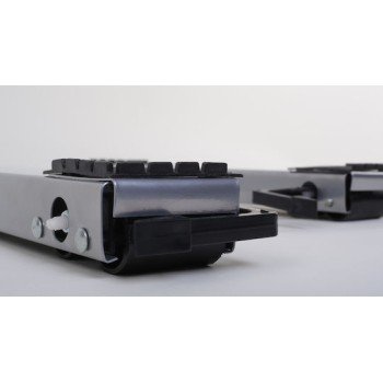 Roller Kappatos 00673 Inox Ρυθμιζόμενη Βάση Κουζίνας & Καταψύκτη από Μέταλλο με Ρόδες 2τμχ