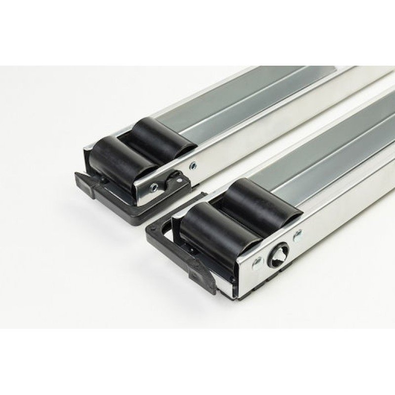 Roller Kappatos 00673 Inox Ρυθμιζόμενη Βάση Κουζίνας & Καταψύκτη από Μέταλλο με Ρόδες 2τμχ