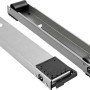 Roller Kappatos 00673 Inox Ρυθμιζόμενη Βάση Κουζίνας & Καταψύκτη από Μέταλλο με Ρόδες 2τμχ