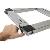 Roller Kappatos 00683 INOX Ρυθμιζόμενη Βάση Κουζίνας από Μέταλλο με Ρόδες