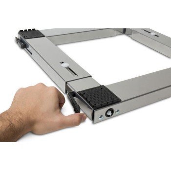Roller Kappatos 00683 INOX Ρυθμιζόμενη Βάση Κουζίνας από Μέταλλο με Ρόδες