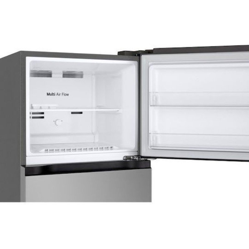 LG Ψυγείο Δίπορτο GTBV20PYZJD 266lt Total NoFrost Υ168xΠ55.5xΒ63.7εκ. Inox
