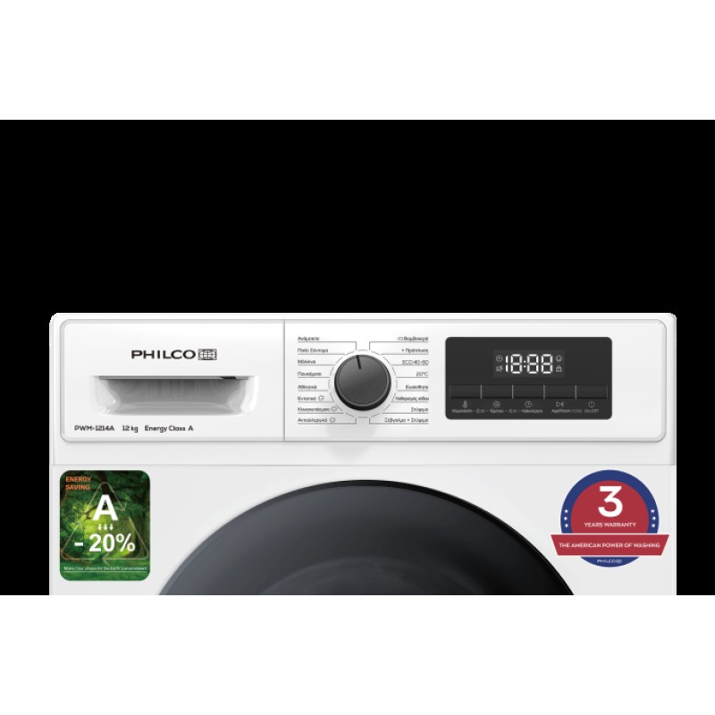 Philco Πλυντήριο ρούχων PWM 1214A