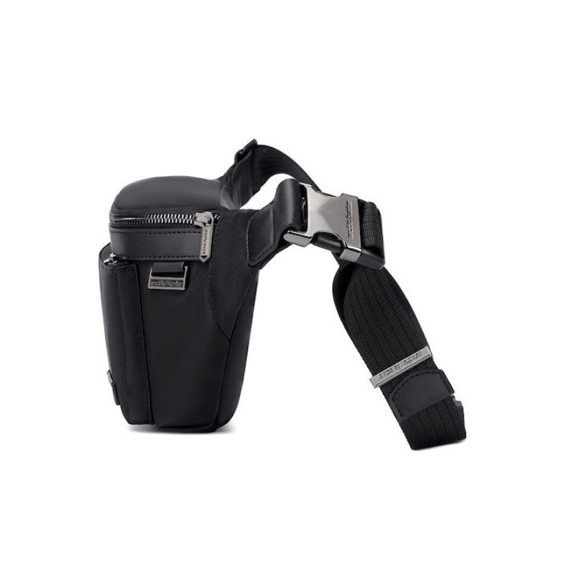 ARCTIC HUNTER τσάντα Crossbody XB00837, 3.5L, μαύρη XB00837-BK