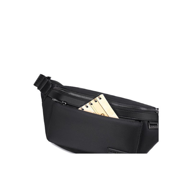 ARCTIC HUNTER τσάντα Crossbody XB00837, 3.5L, μαύρη XB00837-BK