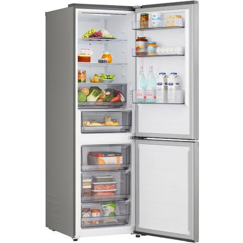 LG GBBSJ10EPY Ψυγειοκαταψύκτης 333lt Total NoFrost Υ186xΠ59.7xΒ67.4cm Ασημί
