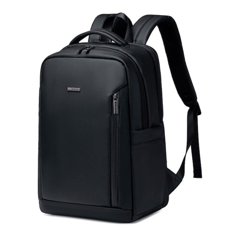 GOLDEN WOLF τσάντα πλάτης GB00731 με θήκη laptop 15.6", 17L, μαύρη GB00731-BK