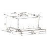 Singer Telescopic 601A 21 Συρόμενος Απορροφητήρας 60cm Inox