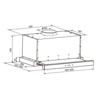 Singer Telescopic 601A 21 Συρόμενος Απορροφητήρας 60cm Inox
